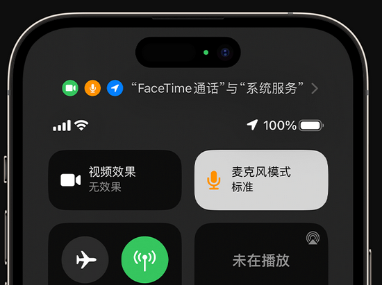 龙潭苹果授权维修网点分享iPhone在通话时让你的声音更清晰 