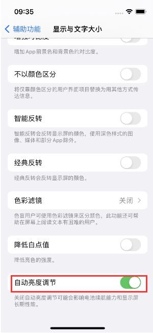 龙潭苹果15维修店分享iPhone 15 Pro系列屏幕亮度 