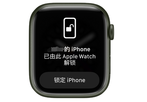 龙潭苹果手机维修分享用 AppleWatch 解锁配备面容 ID 的 iPhone方法 