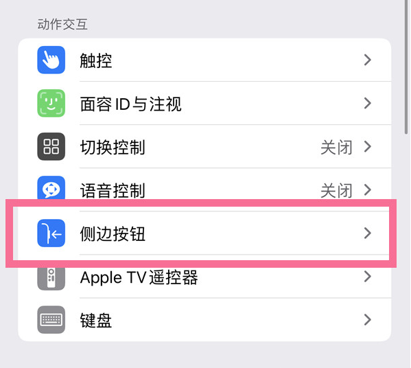 龙潭苹果14维修店分享iPhone14 Plus侧键双击下载功能关闭方法 